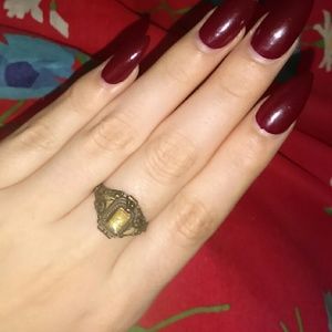 Sterling Silver medieval poison ring